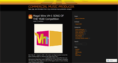 Desktop Screenshot of commercialmusicproducer.wordpress.com