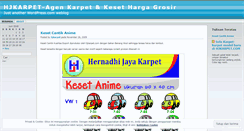 Desktop Screenshot of hjkarpet.wordpress.com