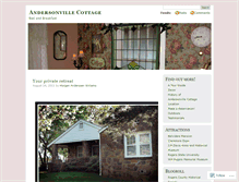 Tablet Screenshot of andersonvillecottage.wordpress.com