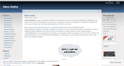 Desktop Screenshot of alecsonline.wordpress.com