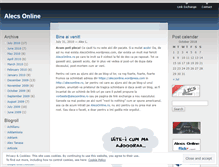 Tablet Screenshot of alecsonline.wordpress.com