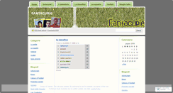 Desktop Screenshot of fantacurie.wordpress.com