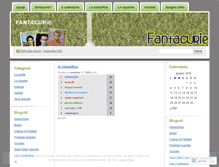 Tablet Screenshot of fantacurie.wordpress.com