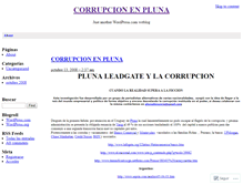 Tablet Screenshot of corrupcionpluna.wordpress.com