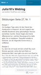 Mobile Screenshot of julia18.wordpress.com