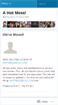 Mobile Screenshot of ahotmess.wordpress.com