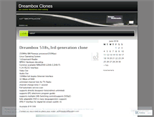 Tablet Screenshot of dreamboxclones.wordpress.com