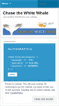 Mobile Screenshot of chasethewhitewhale.wordpress.com