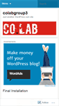 Mobile Screenshot of colabgroup3.wordpress.com