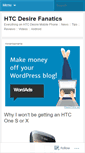 Mobile Screenshot of desirefanatics.wordpress.com