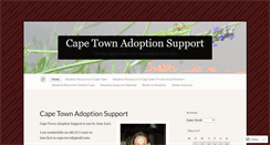 Desktop Screenshot of ctadoptionsupport.wordpress.com