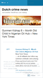 Mobile Screenshot of dutchcrimes.wordpress.com
