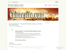Tablet Screenshot of dutchcrimes.wordpress.com