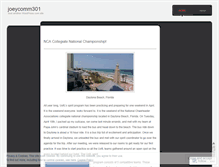 Tablet Screenshot of joeycomm301.wordpress.com