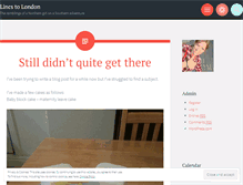 Tablet Screenshot of lincstolondon.wordpress.com