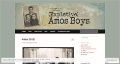 Desktop Screenshot of expletiveamosboys.wordpress.com