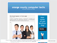 Tablet Screenshot of orangecountycomputertechs.wordpress.com