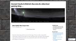 Desktop Screenshot of ancientvaults.wordpress.com
