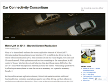 Tablet Screenshot of carconnectivity.wordpress.com