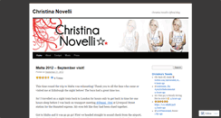 Desktop Screenshot of christinanovellimusic.wordpress.com