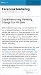 Mobile Screenshot of facebookmarketing4u.wordpress.com