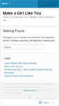 Mobile Screenshot of makeagirllikeyou.wordpress.com