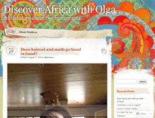 Tablet Screenshot of discoverafricawitholga.wordpress.com