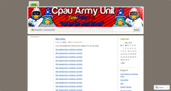 Desktop Screenshot of clubpenguinarmyunit.wordpress.com