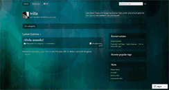 Desktop Screenshot of aisofarual.wordpress.com