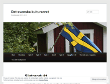 Tablet Screenshot of entreskolandetsvenskakulturarvet.wordpress.com