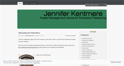 Desktop Screenshot of jenniferkentmere.wordpress.com