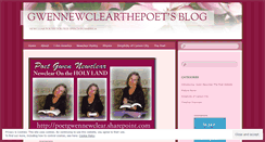 Desktop Screenshot of gwennewclearthepoet.wordpress.com