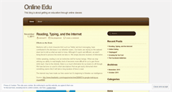 Desktop Screenshot of internetdependency.wordpress.com