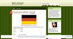Desktop Screenshot of meijournal.wordpress.com