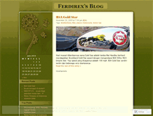Tablet Screenshot of ferdirex.wordpress.com