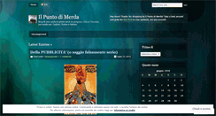 Desktop Screenshot of ilpuntodimerda.wordpress.com