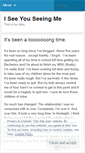 Mobile Screenshot of iseeyouseeingme.wordpress.com