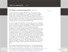 Tablet Screenshot of iseeyouseeingme.wordpress.com