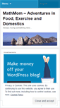 Mobile Screenshot of mathmom.wordpress.com