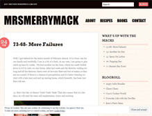 Tablet Screenshot of mrsmerrymack.wordpress.com