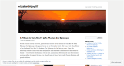 Desktop Screenshot of elizabethtjoy87.wordpress.com