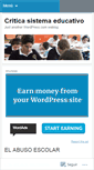 Mobile Screenshot of criticasistemaeducativo.wordpress.com