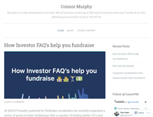 Tablet Screenshot of connormurphy.wordpress.com