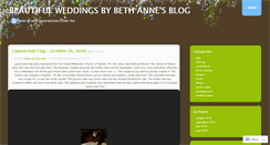 Desktop Screenshot of beautifulweddingsbybethanne.wordpress.com