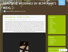 Tablet Screenshot of beautifulweddingsbybethanne.wordpress.com