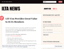 Tablet Screenshot of iltanews.wordpress.com