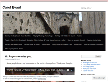 Tablet Screenshot of carolevaul.wordpress.com