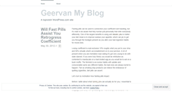 Desktop Screenshot of geervan.wordpress.com