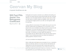 Tablet Screenshot of geervan.wordpress.com