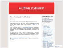 Tablet Screenshot of chislib23t.wordpress.com